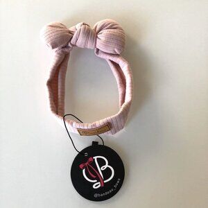 🆕NWT Bandeau Ribbed Puffy Bow Band